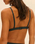 Bügelloser Triangel-Bikini-BH Khaki MIRACLE SIMONE PÉRÈLE
